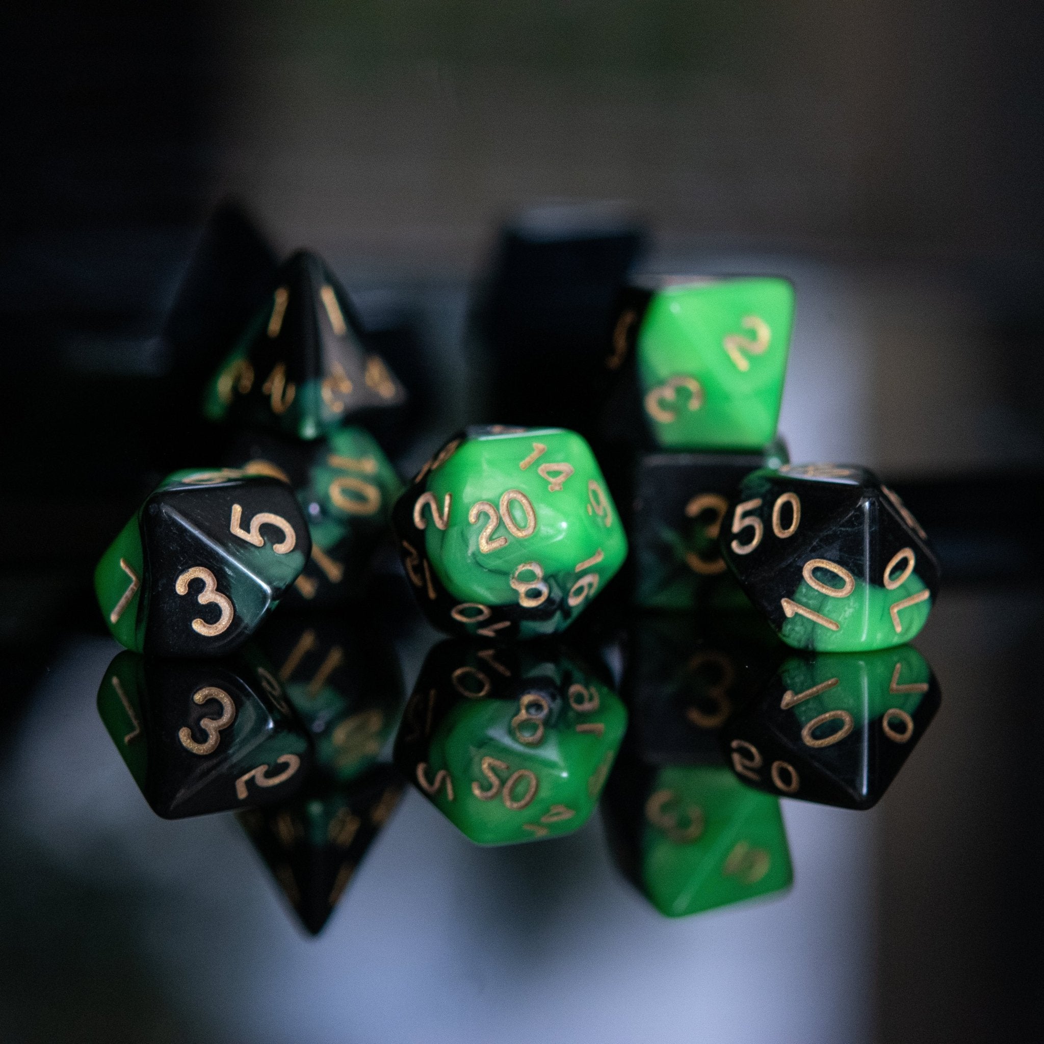 Vortex Acrylic Dice Set - Misty Mountain Gaming - 2