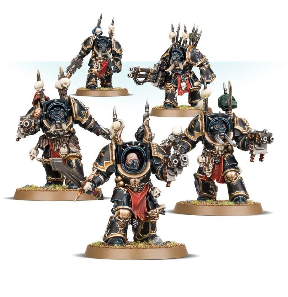 Warhammer 40,000 Chaos Space Marines Terminators Squad Set - Games Workshop - 2