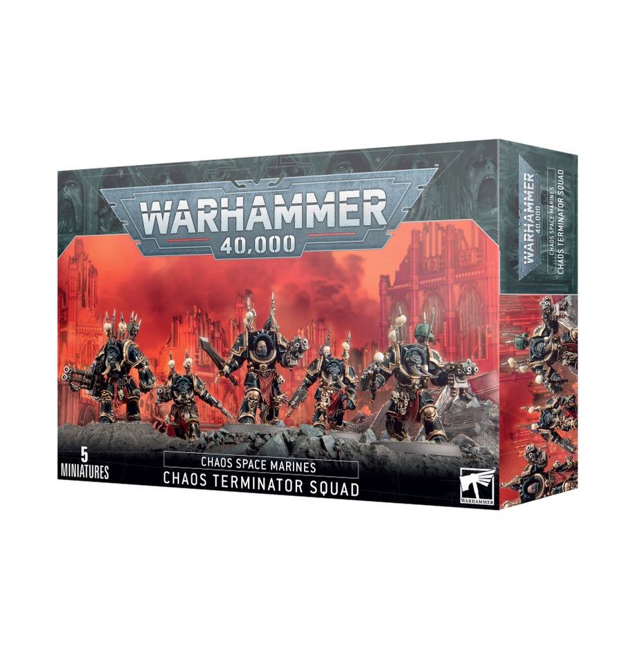 Warhammer 40,000 Chaos Space Marines Terminators Squad Set - Games Workshop - 1