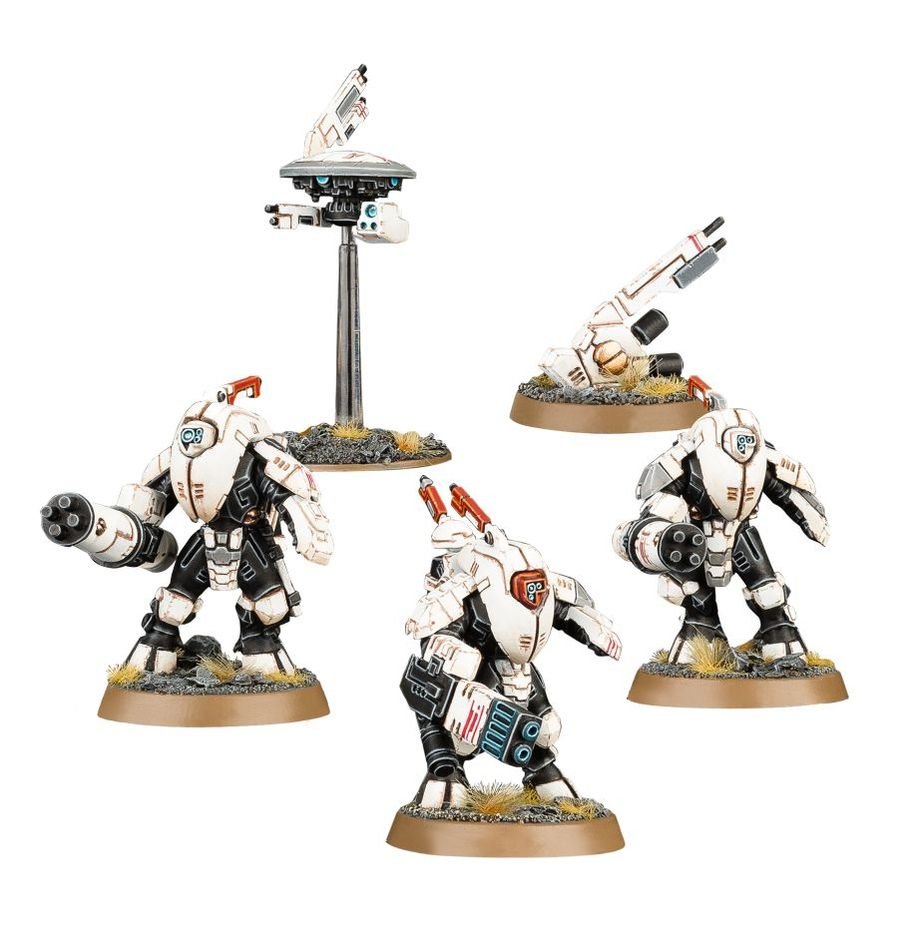 Warhammer 40,000 T'au Empire Stealth Battlesuits Set - Games Workshop - 2
