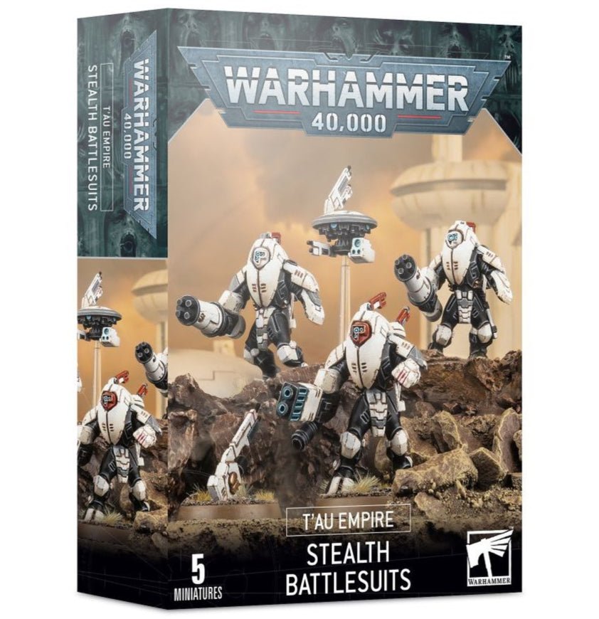 Warhammer 40,000 T'au Empire Stealth Battlesuits Set - Games Workshop - 1