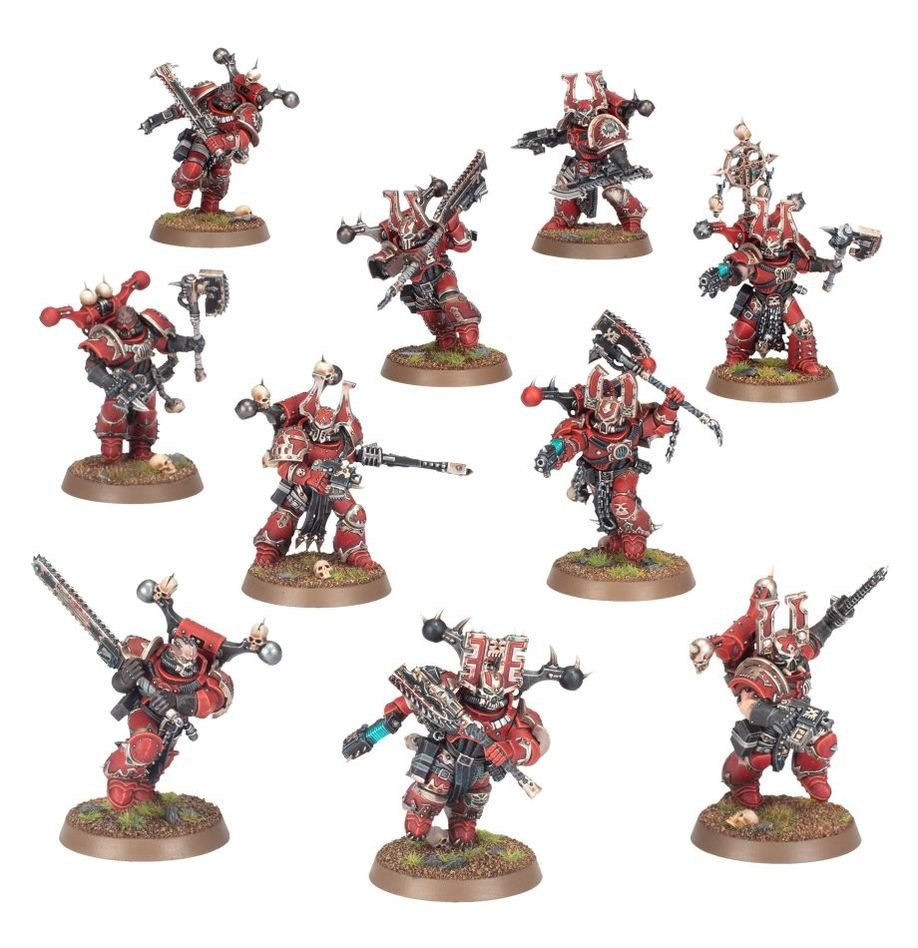 Warhammer 40,000 World Eaters Khorne Berzerkers Set - Games Workshop - 2