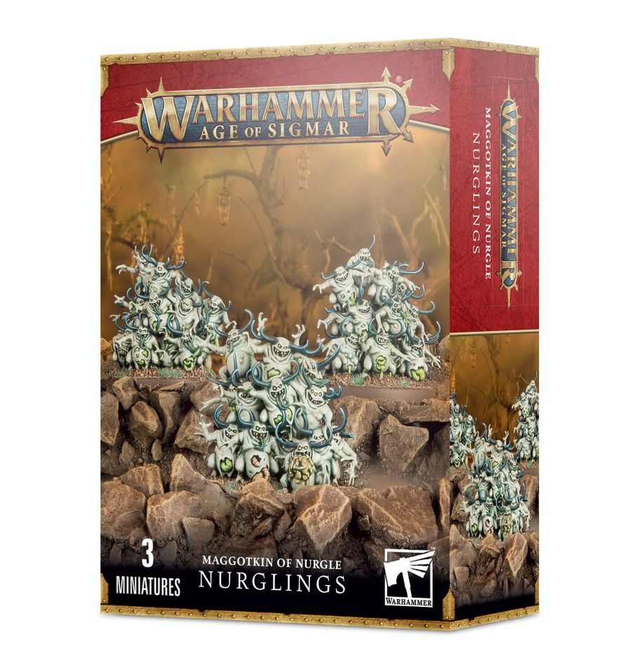Warhammer Age of Sigmar Maggotkin of Nurgle Nurglings Set - Games Workshop - 1
