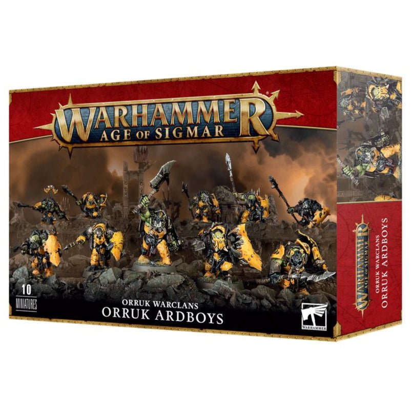 Warhammer Age of Sigmar Orruk Warclans Orruk Ardboyz Set - Games Workshop - 1