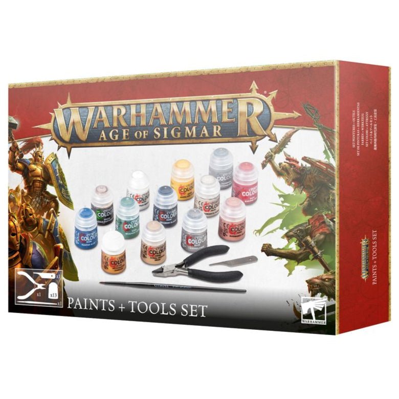 Warhammer Age of Sigmar Paints + Tools Set - Games Workshop - 2