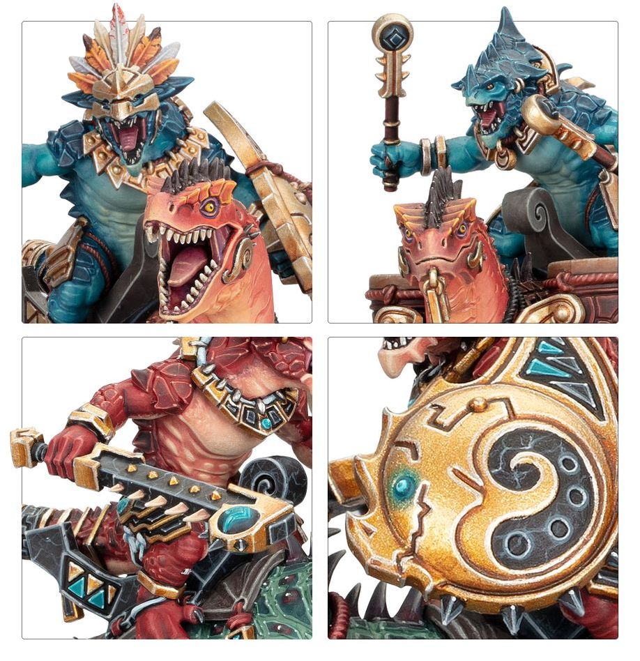 Warhammer Age of Sigmar Seraphon Aggradon Lancers Set - Games Workshop - 3