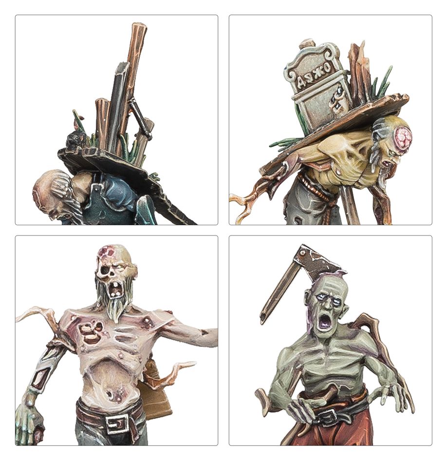 Warhammer Age of Sigmar Soulblight Gravelords Deadwalker Zombies Set - Games Workshop - 3