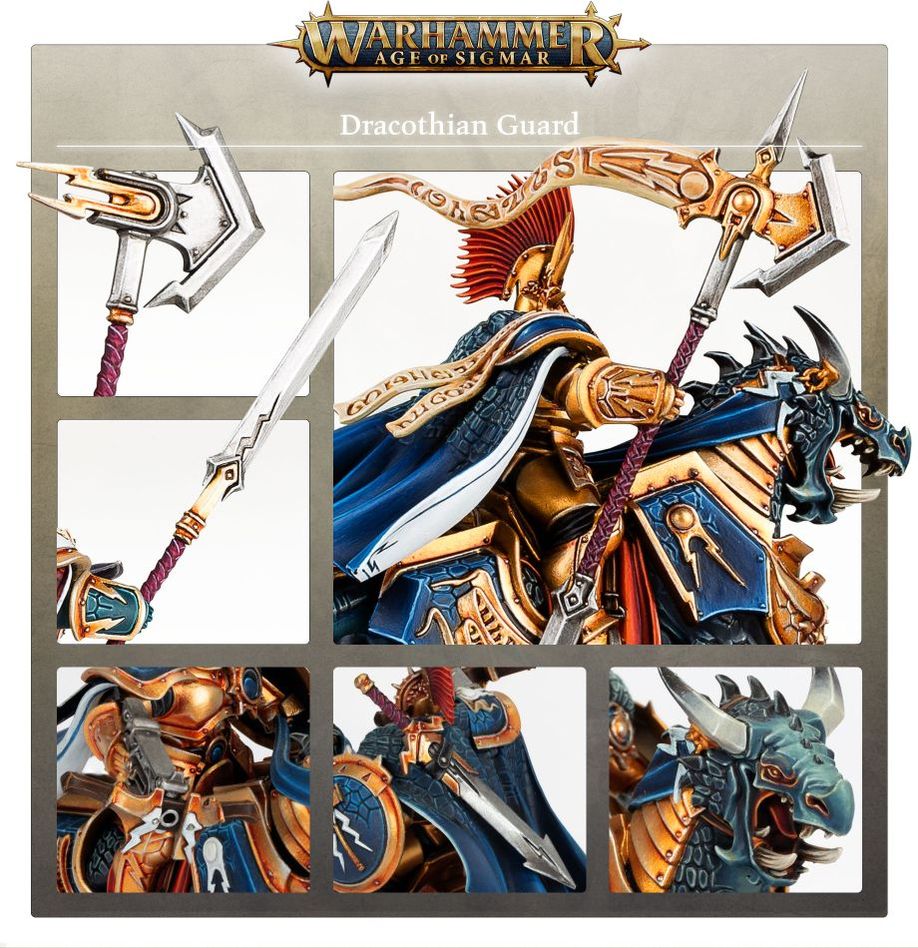 Warhammer Age of Sigmar Stormcast Eternals Dracothian Guard Set - Games Workshop - 3