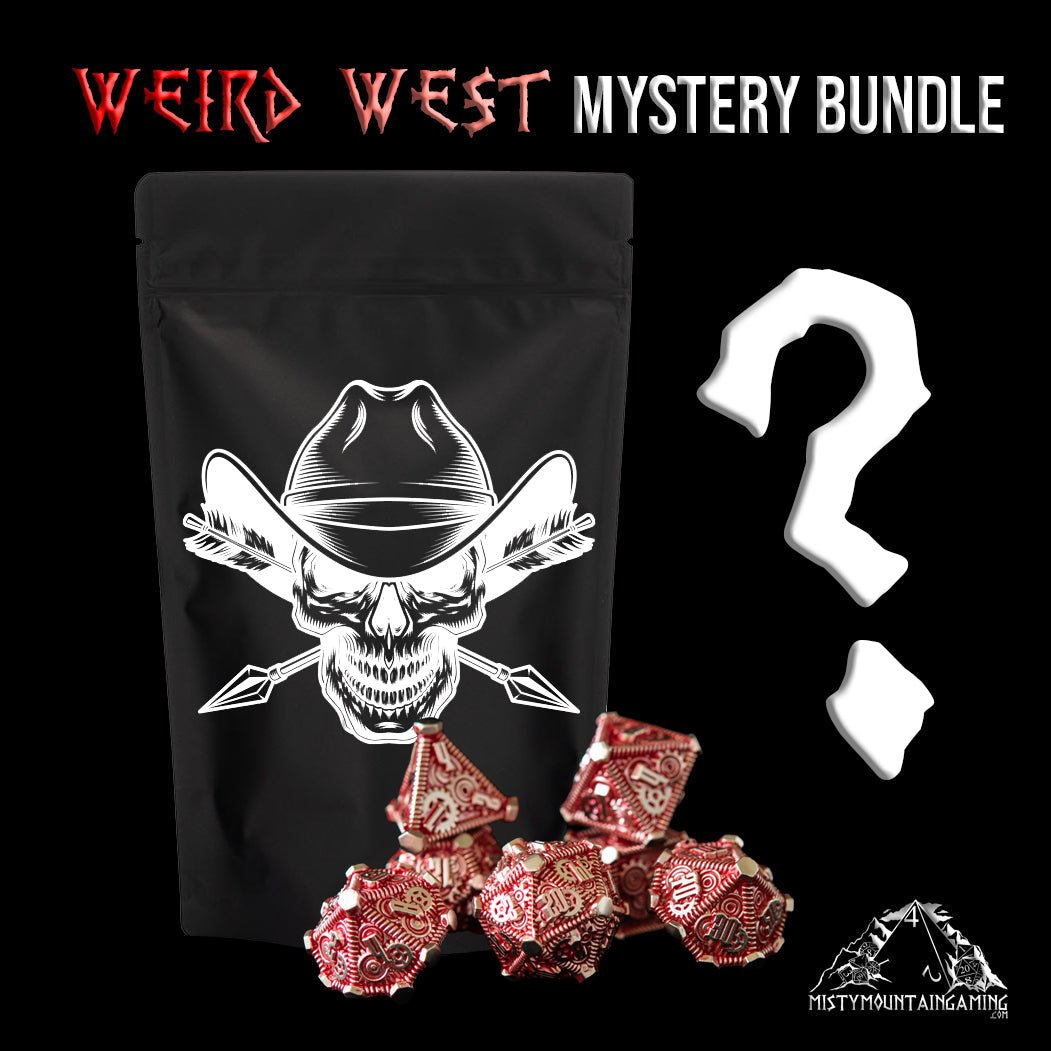 Weird West Hollow Steampunk Wasteland Mystery Dice Bundle - Misty Mountain Gaming - 1