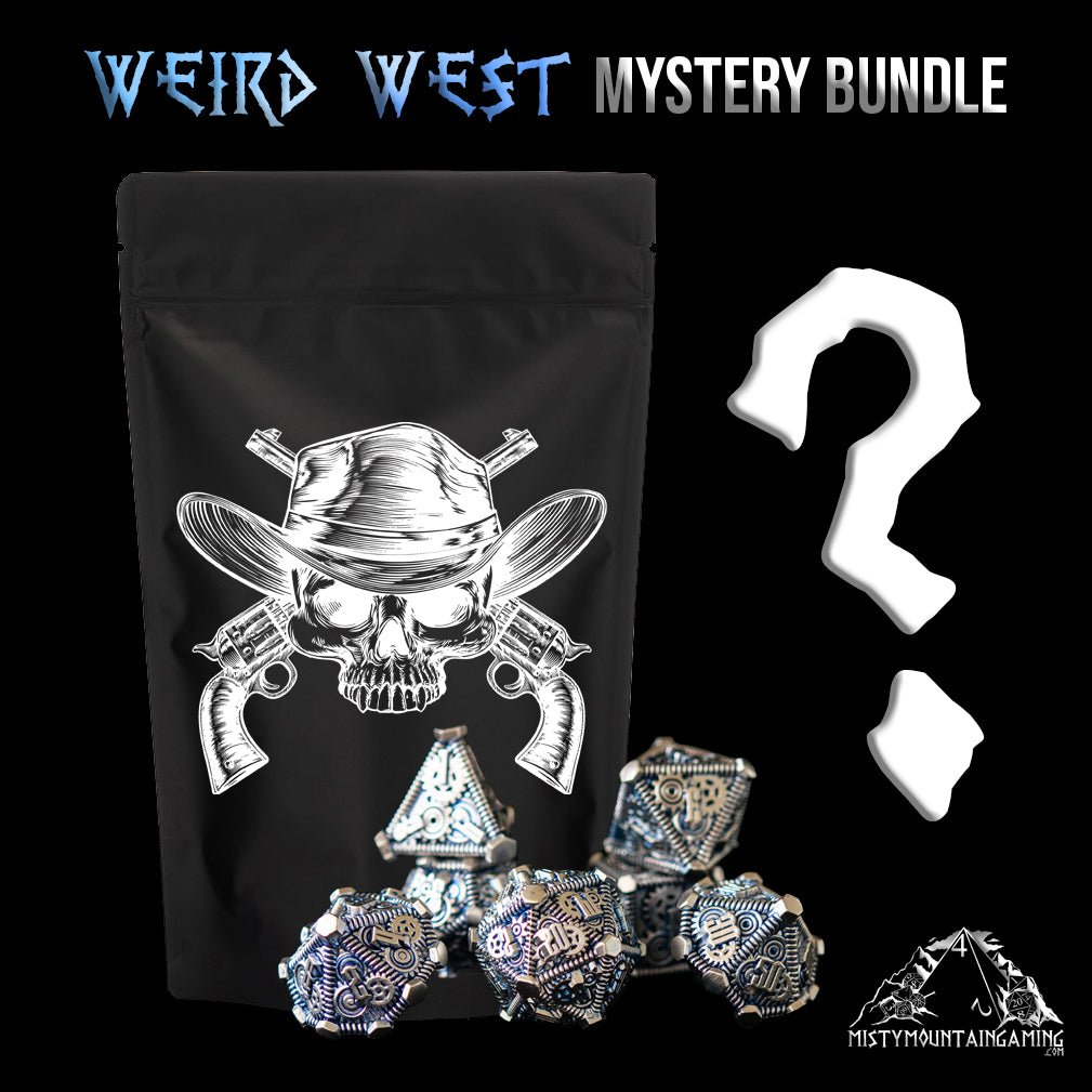 Weird West Wasteland Metal Dice Mystery Bundle - Misty Mountain Gaming - 1