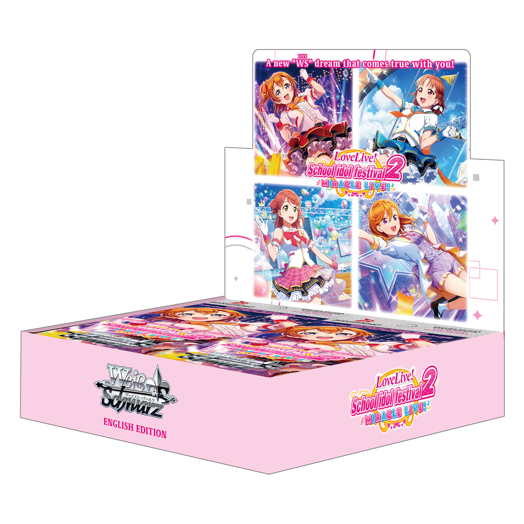 Weiss Schwarz Love Live School Idol Festival 2 MIRACLE LIVE! Booster Display - Weiss Schwarz - 1
