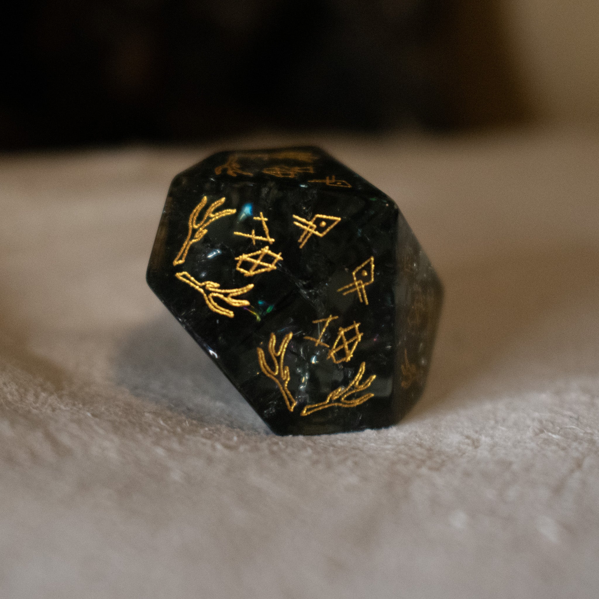 Wendigo Shattered Glass Dice Set - Misty Mountain Gaming - 8