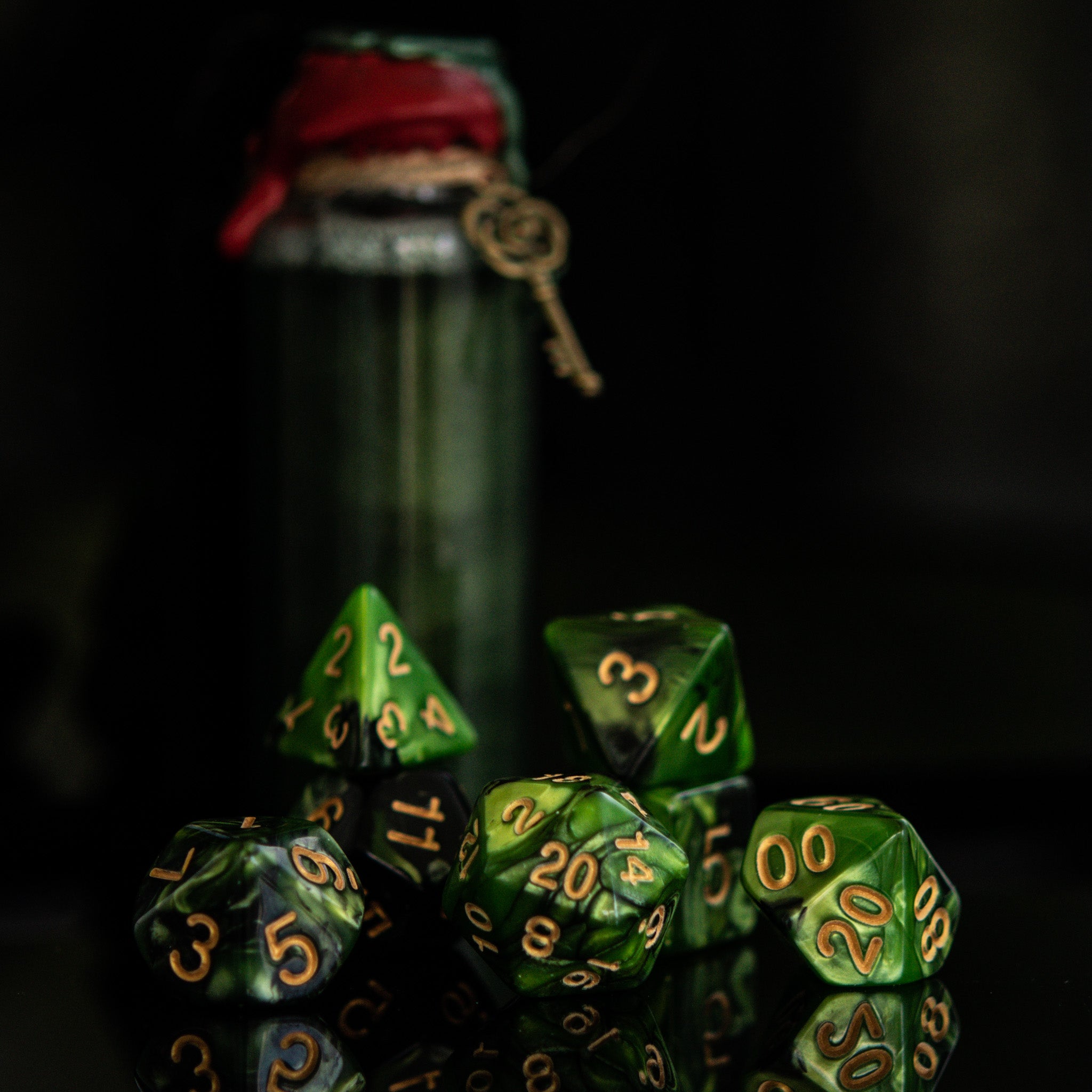 Witch of the Wood Acrylic Dice Set - Misty Mountain Gaming - 1