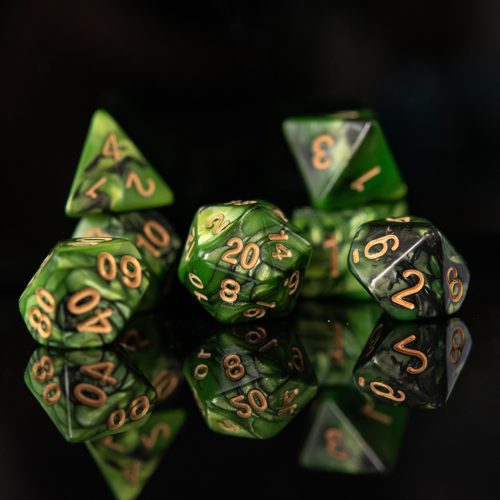 Witch of the Wood Acrylic Dice Set - Misty Mountain Gaming - 2