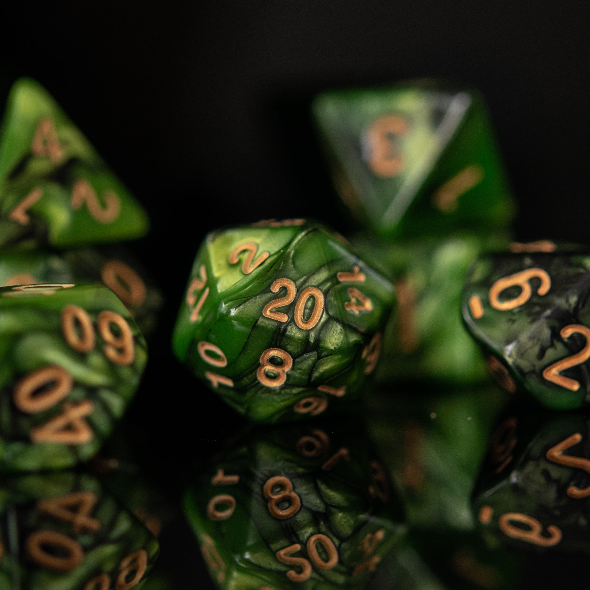 Witch of the Wood Acrylic Dice Set - Misty Mountain Gaming - 3