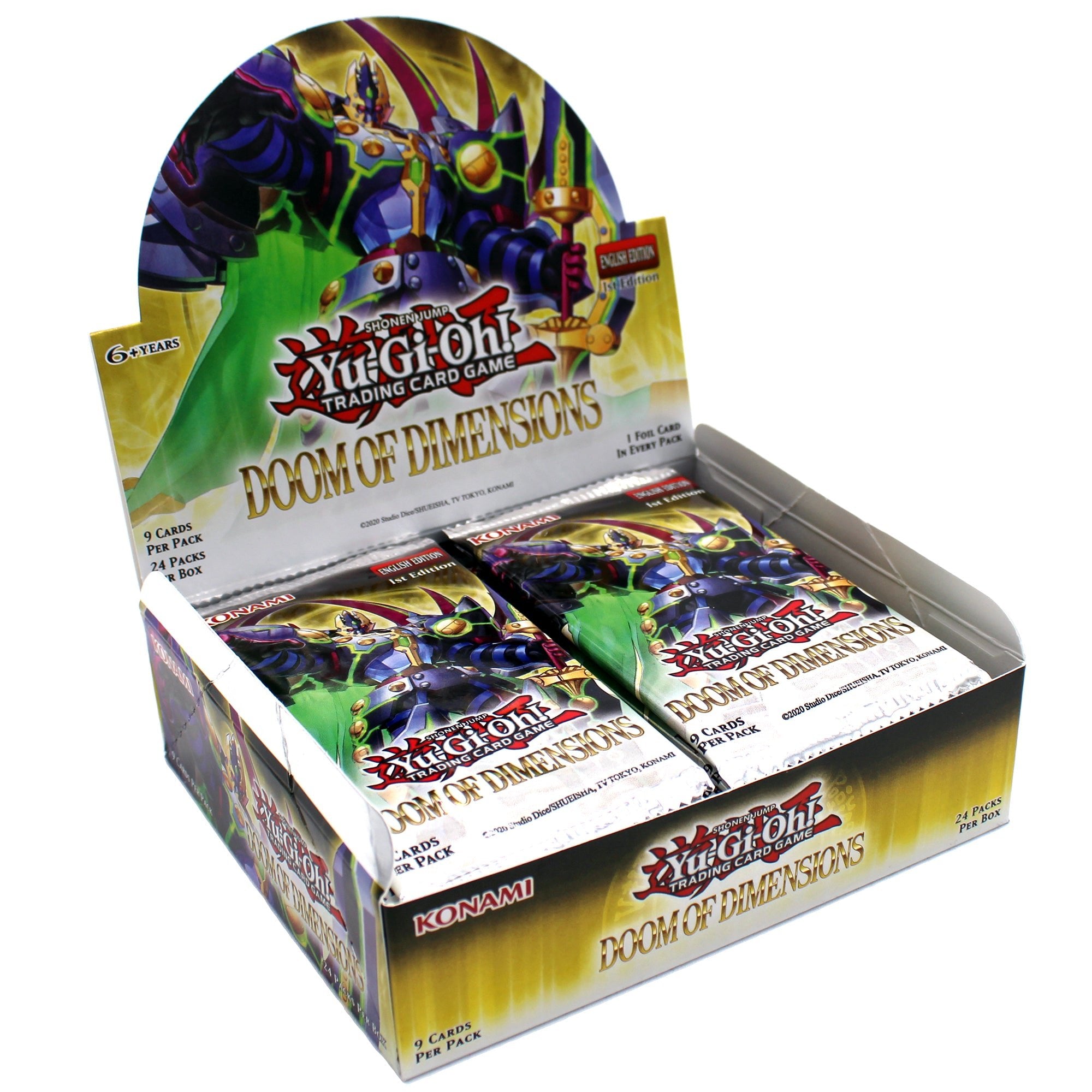 Yu - Gi - Oh! Doom of Dimensions Booster Display Box - Konami - 1