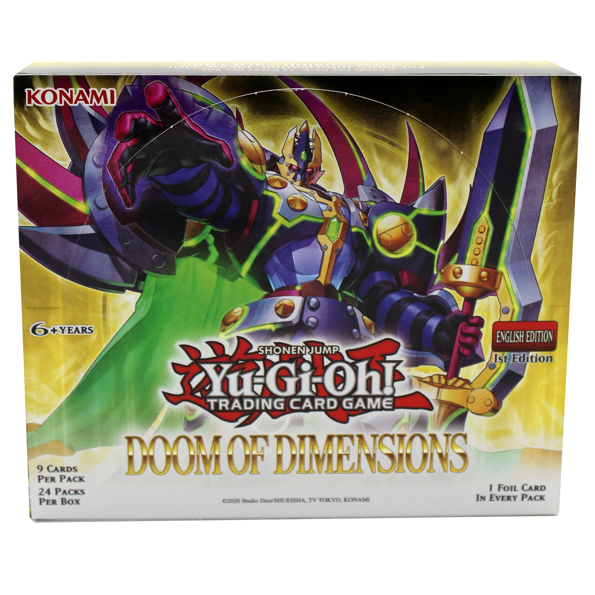 Yu - Gi - Oh! Doom of Dimensions Booster Display Box - Konami - 2