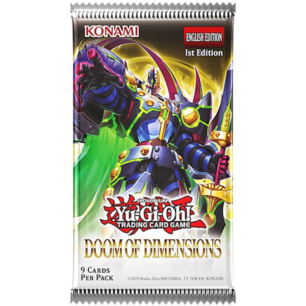 Yu - Gi - Oh! Doom of Dimensions Booster Pack - Konami - 1