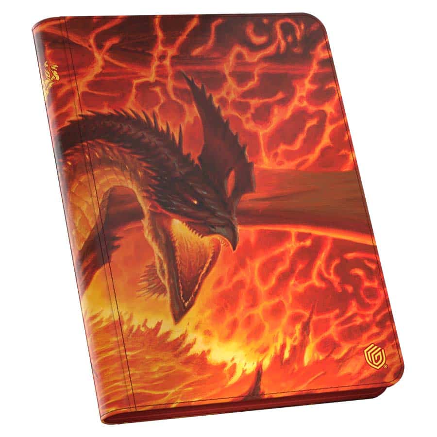 Zipfolio 360 Xenoskin MTG Tarkir Dragonstorm Magmatic Hellguide Card Binder - Magic: The Gathering - 1