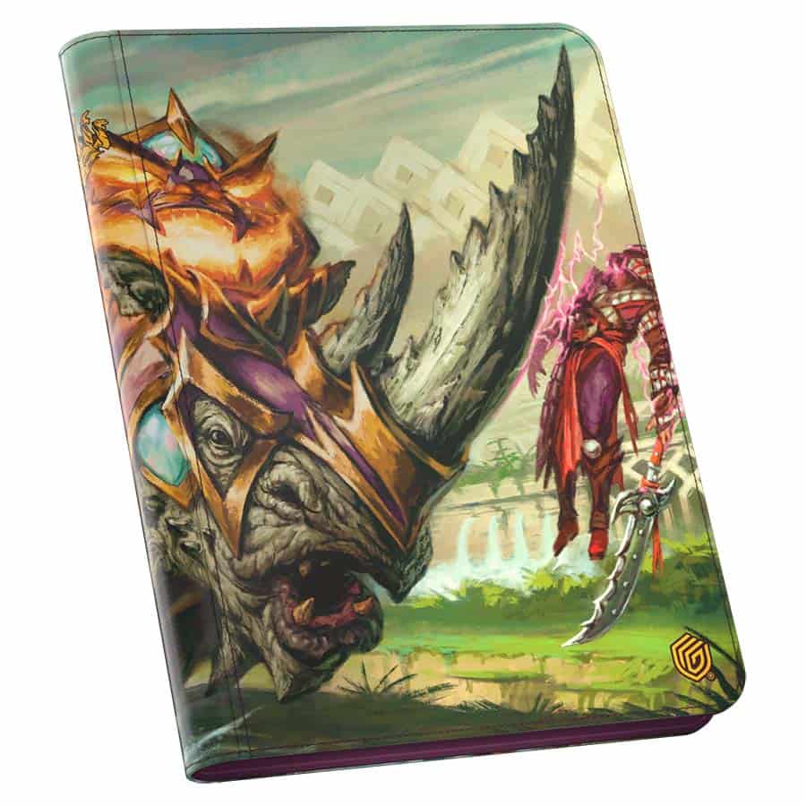 Zipfolio 360 Xenoskin MTG Tarkir Dragonstorm Skirmish Rhino Card Binder - Magic: The Gathering - 1