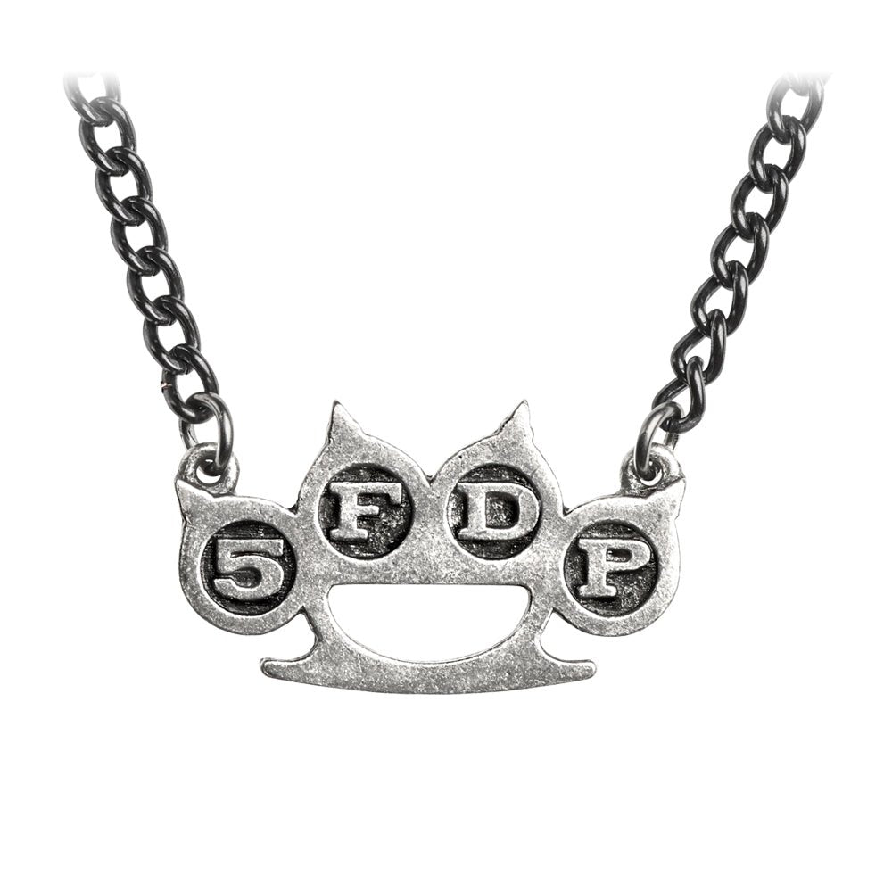 5 Finger Death Punch: Knuckle Duster Necklace Pendant - Alchemy of England - 1