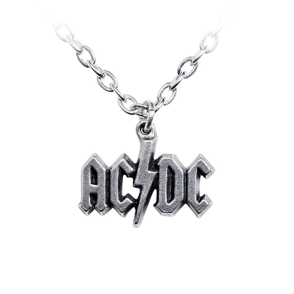 AC/DC: Lightning Logo Necklace Pendant - Alchemy of England - 1