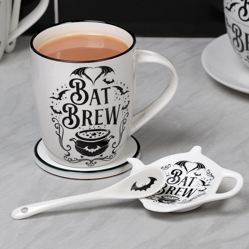 Bat Brew Mug Tea Cup and Spoon - Alchemy of England - 2
