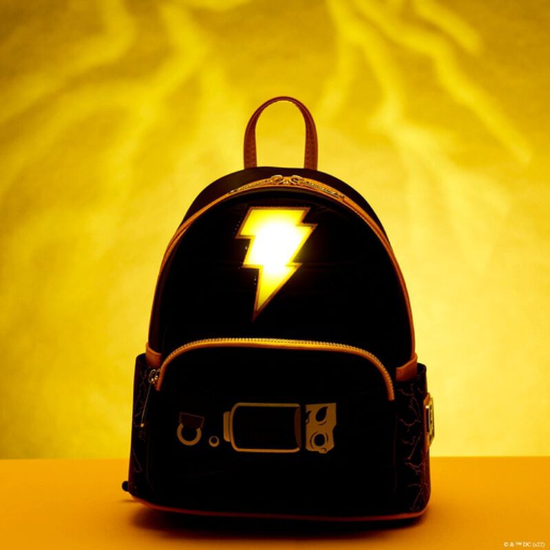 Black Adam Light Up Cosplay Mini Backpack - Loungefly - 2