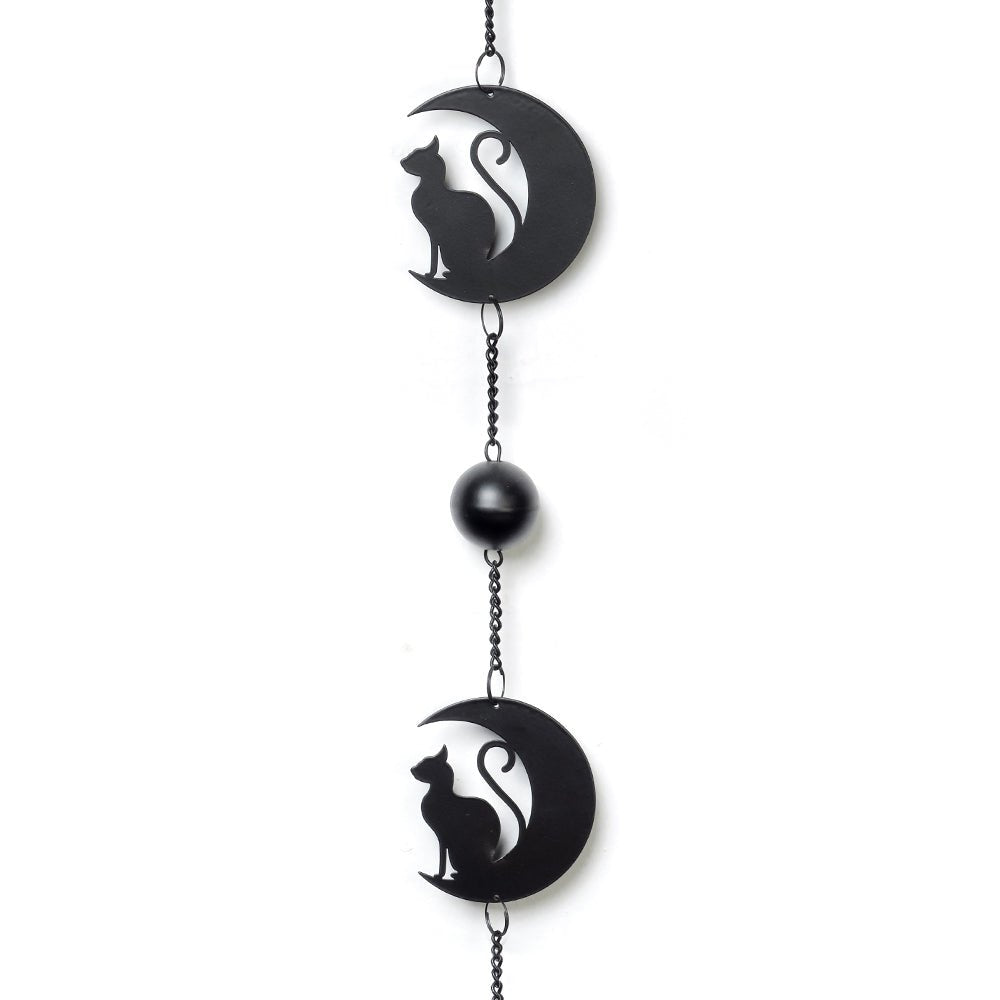 Black Cat and Moon Hanging Decoration - Alchemy of England - 2