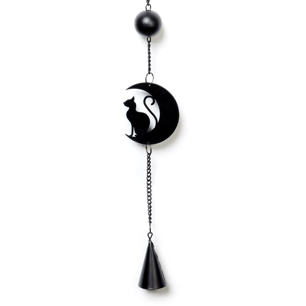Black Cat and Moon Hanging Decoration - Alchemy of England - 1