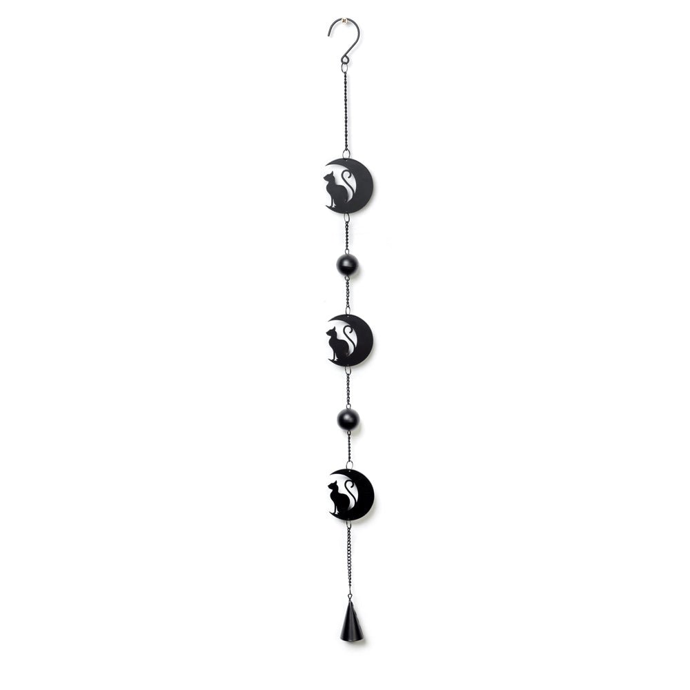 Black Cat and Moon Hanging Decoration - Alchemy of England - 3