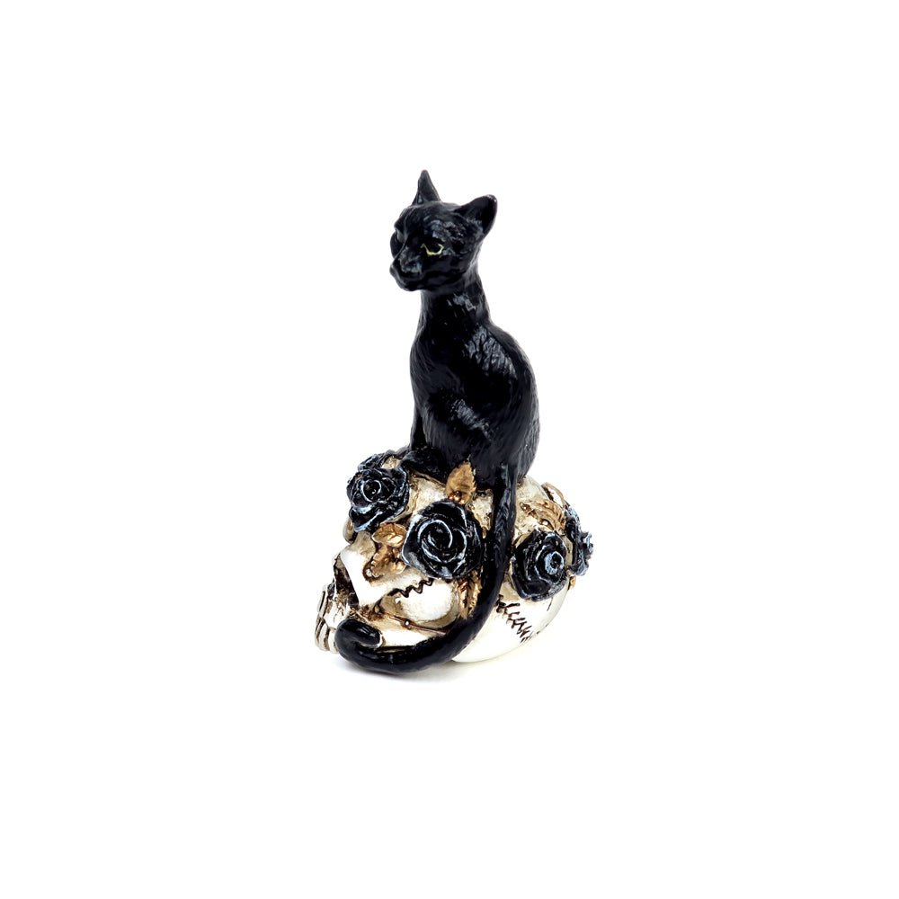 Black Cat Skull Miniature - Alchemy of England - 3