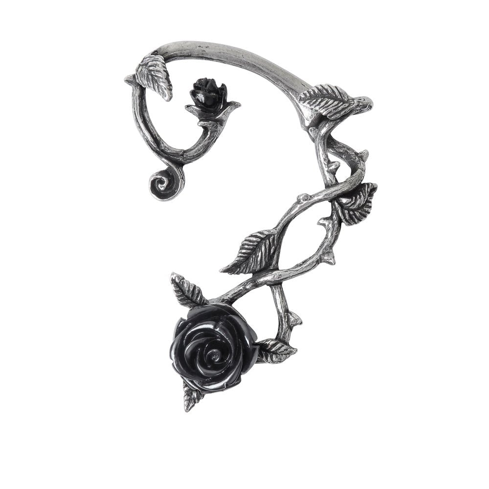 Black Rose Ear Wrap - Alchemy of England - 1