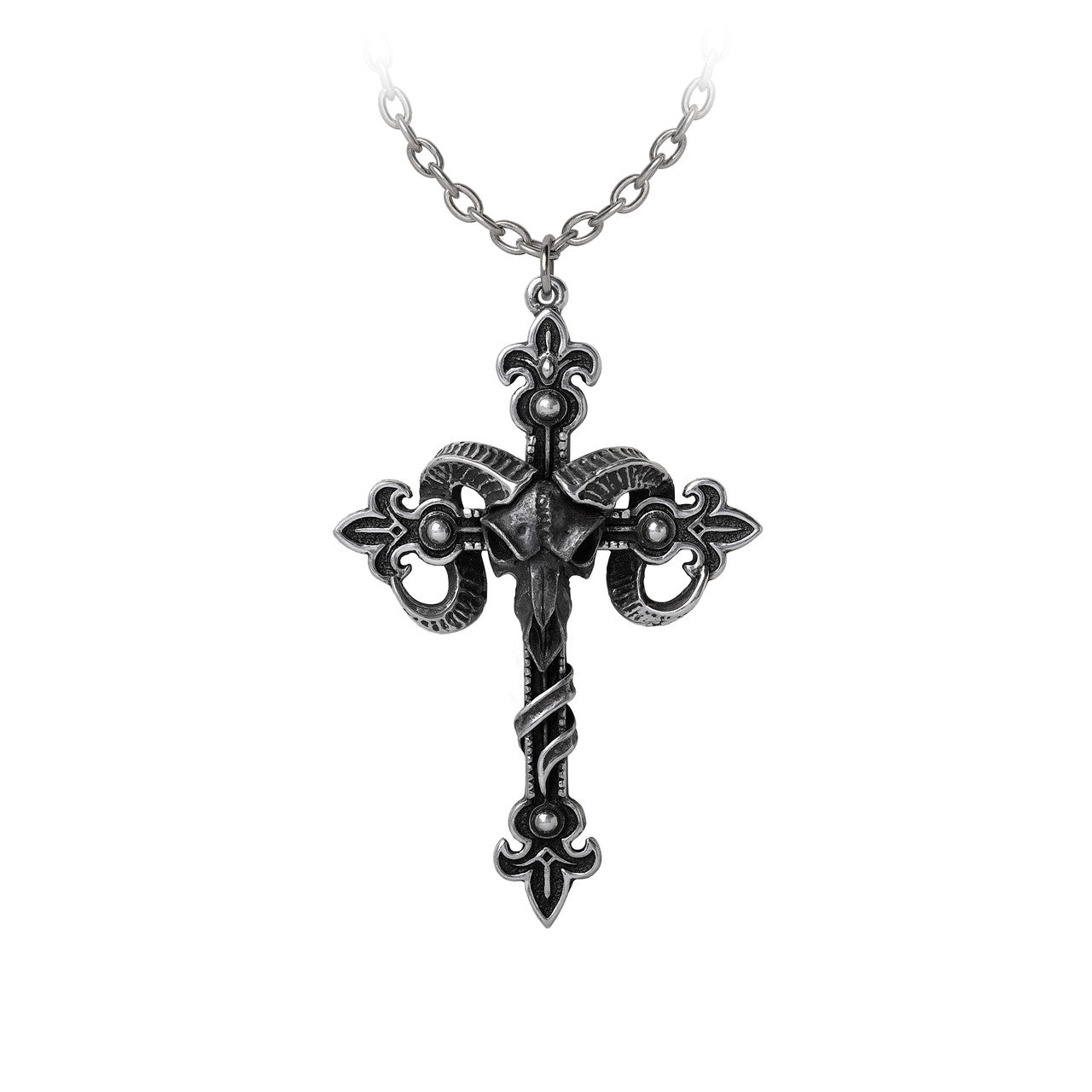 Cross Of Baphomet Necklace - Alchemy of England - 1