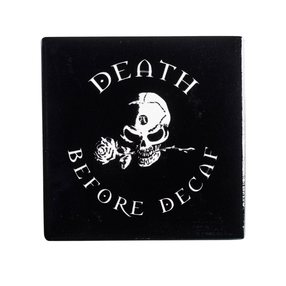 Death Before Decaf Trivet Coaster - Alchemy of England - 1