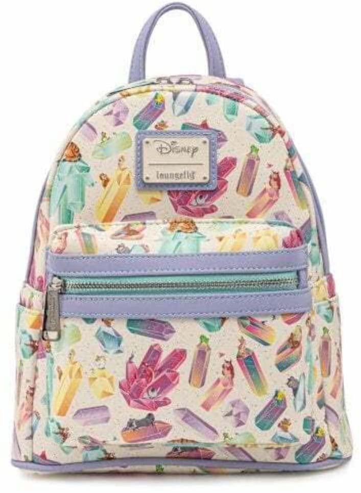 Disney Crystal Sidekicks AOP Mini-Backpack - Loungefly - 1