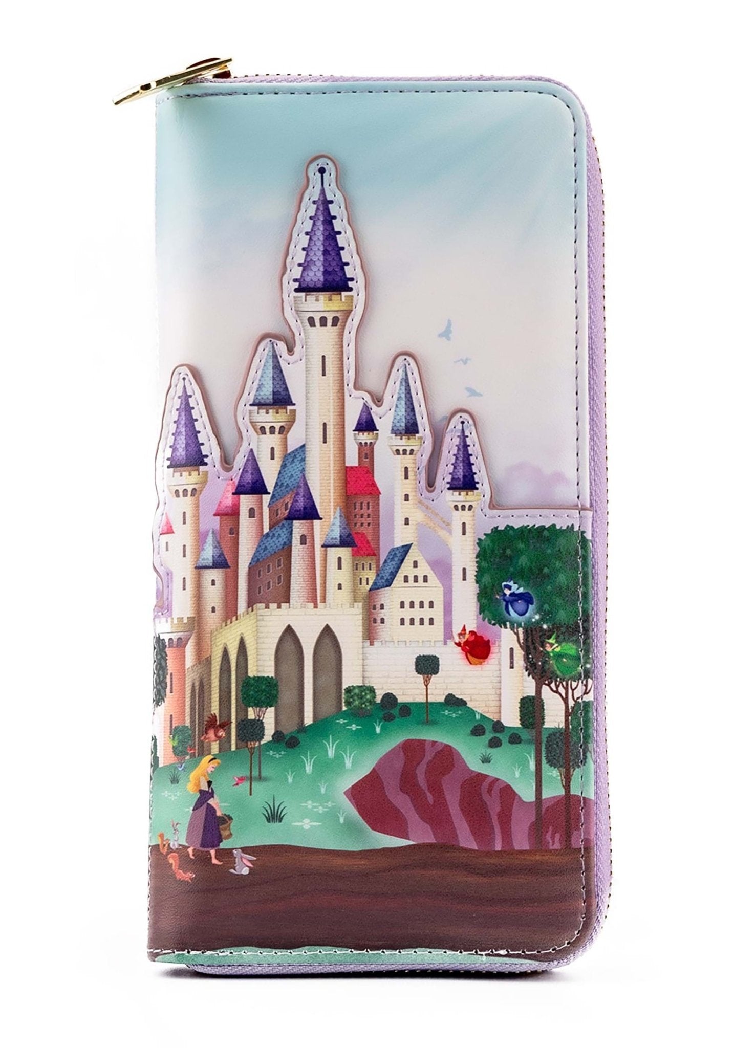 Disney Princess Castle Series Sleeping Beauty Zip Around Wallet - Loungefly - 1