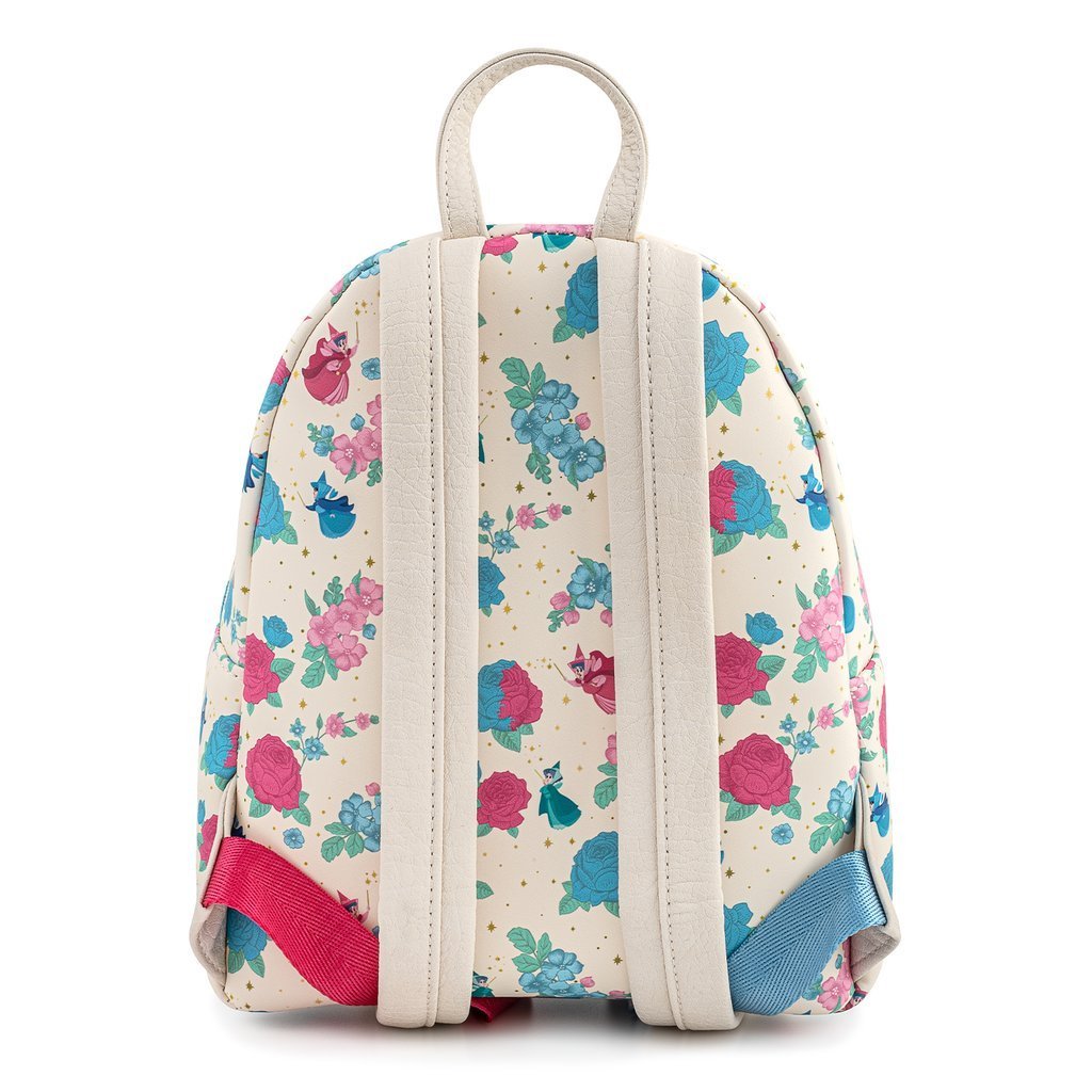 Disney Sleeping Beauty Floral Fairy Godmothers Mini-Backpack - Loungefly - 2