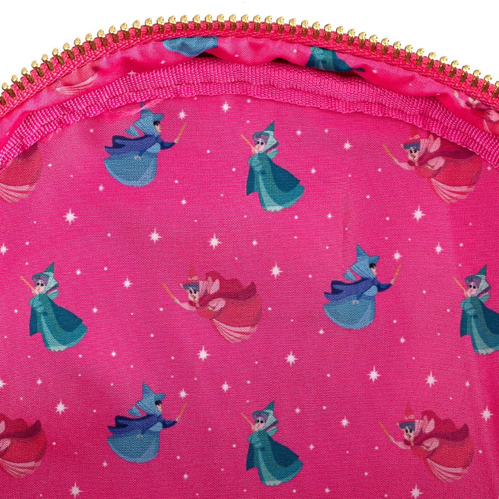 Disney Sleeping Beauty Floral Fairy Godmothers Mini-Backpack - Loungefly - 4