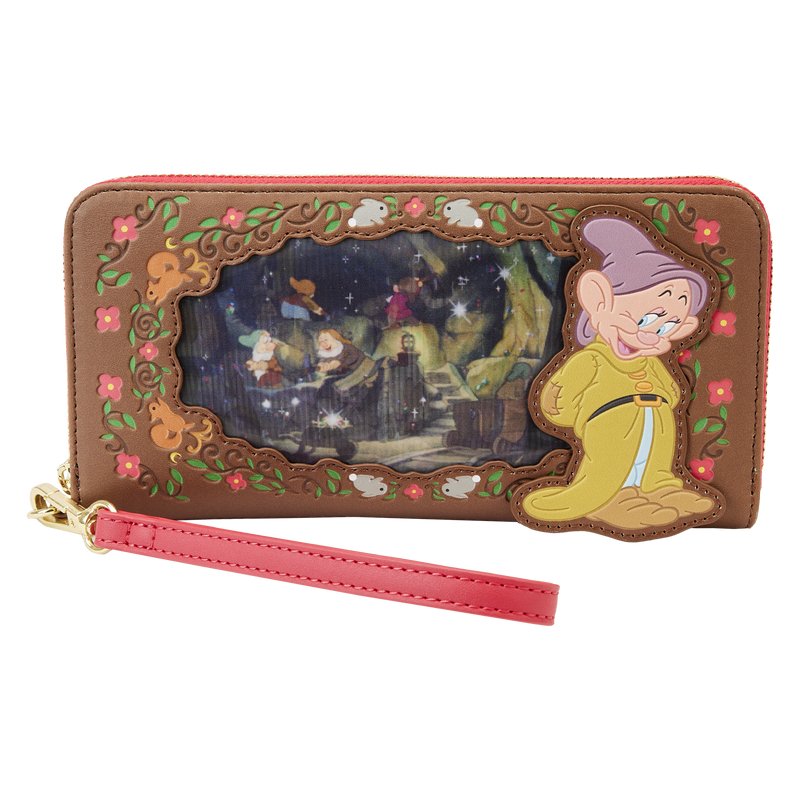 Disney Snow White Lenticular Princess Series Zip Around Wallet - Loungefly - 1