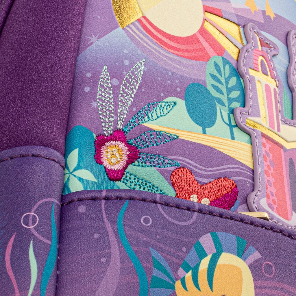 Disney The Little Mermaid Ariel Castle Mini-Backpack - Loungefly - 6
