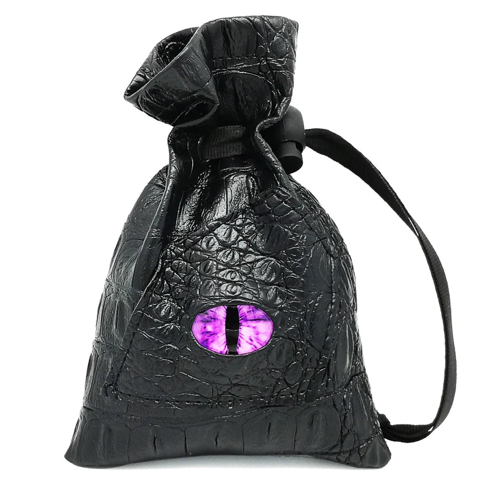 Dragon Eye Dice Bag, Purple Eye - Haxtec - 1
