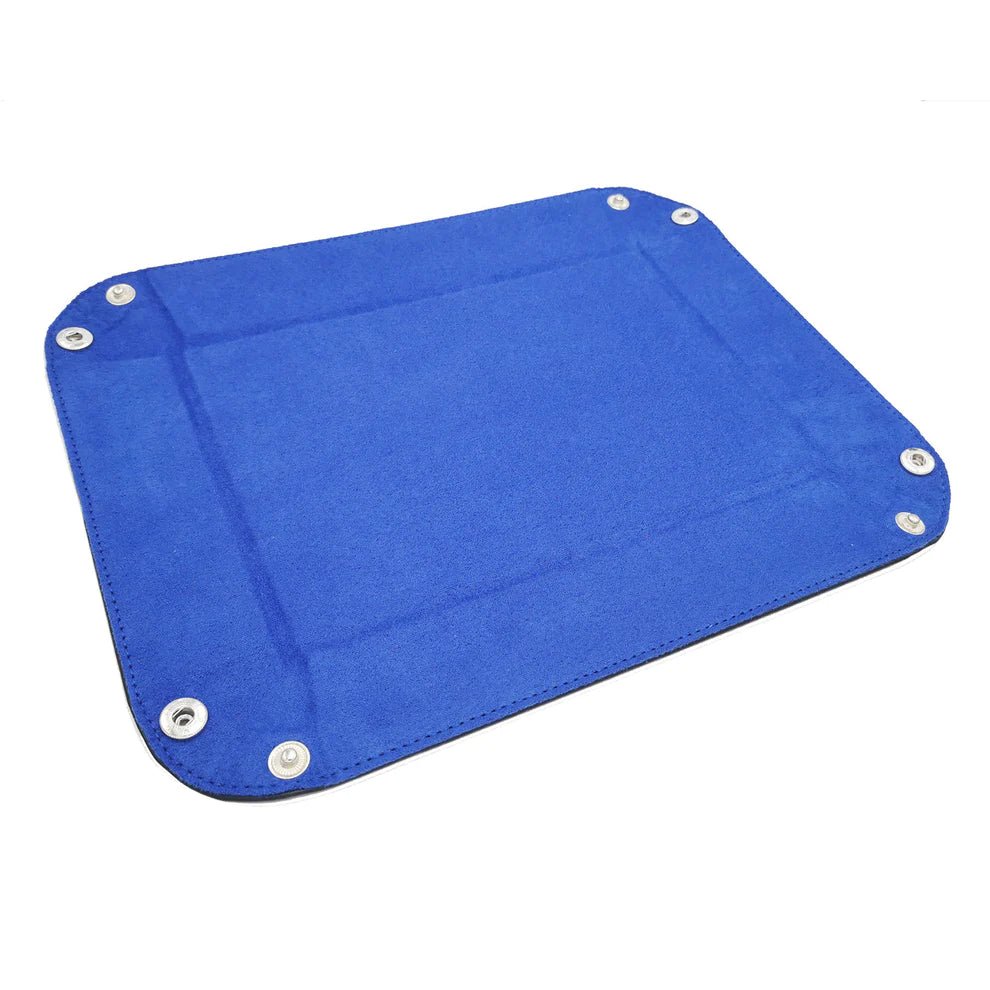 Foldable Dice Tray Dice Set - Blue - Haxtec - 2