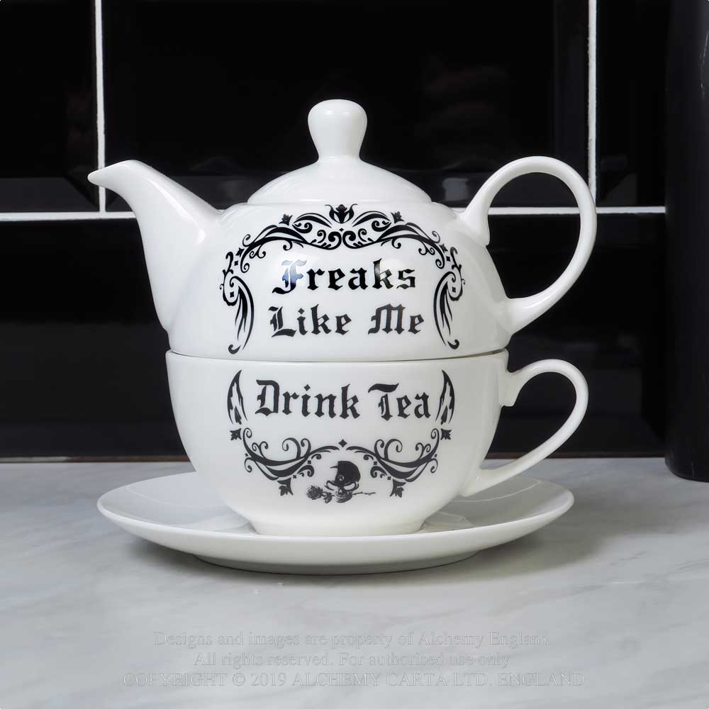 Freaks Like Me Drink Tea Set - Alchemy of England - 1