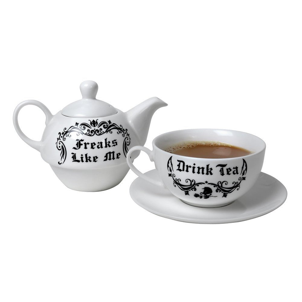 Freaks Like Me Drink Tea Set - Alchemy of England - 3