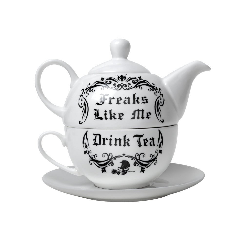 Freaks Like Me Drink Tea Set - Alchemy of England - 2