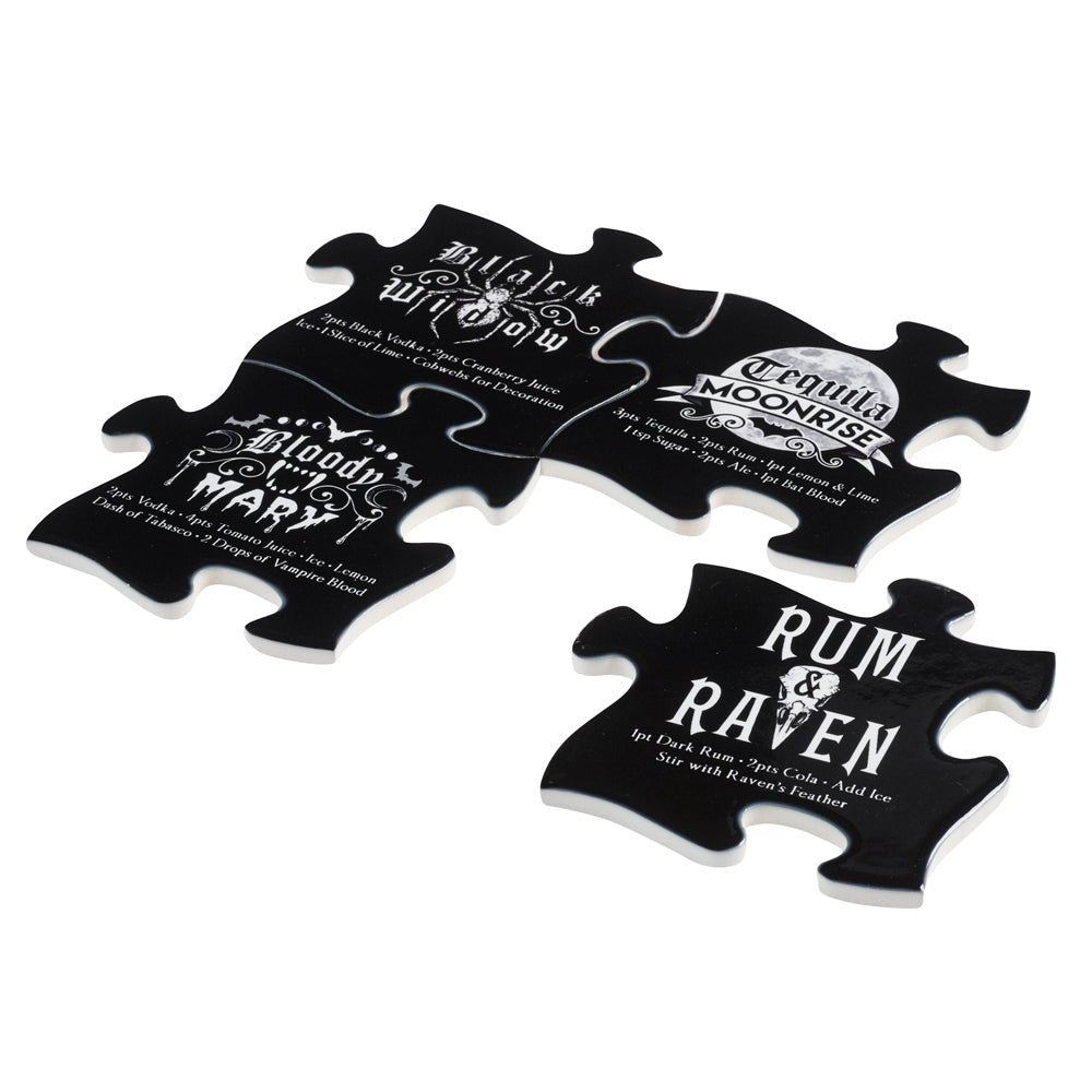 Gothic Cocktail Coasters (Set of 4) - Alchemy of England - 1