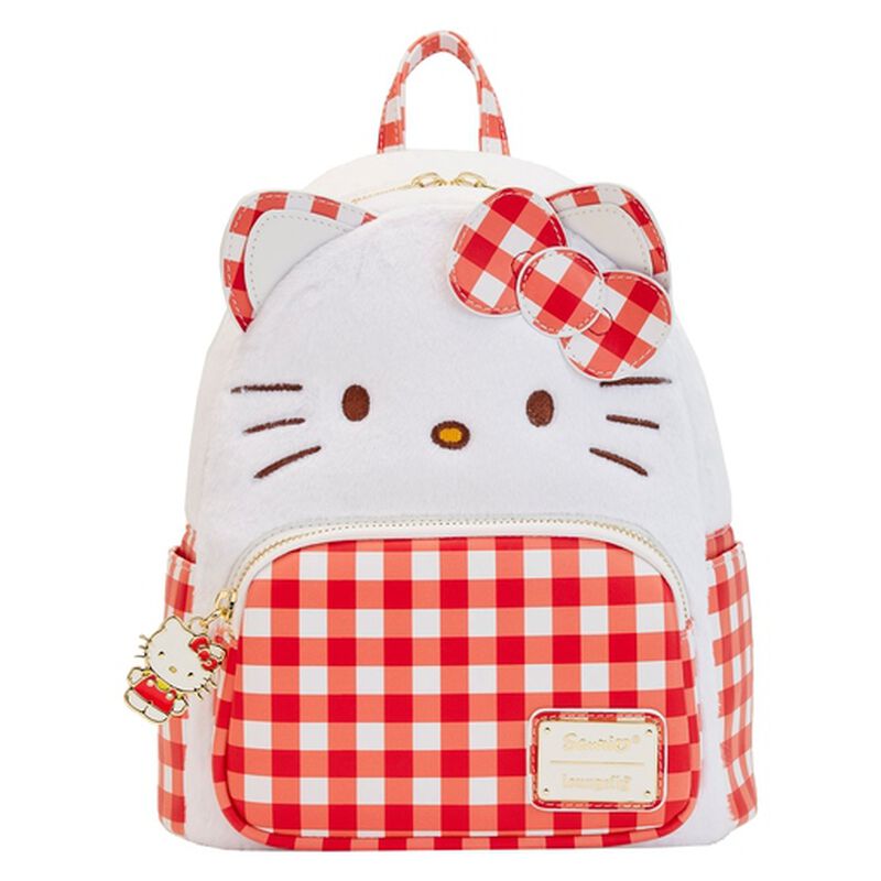Hello Kitty Gingham Mini Backpack - Loungefly - 1
