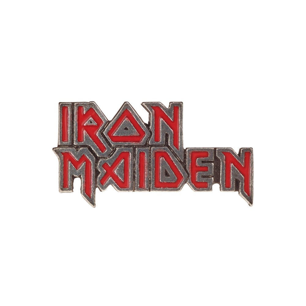 Alchemy of England Iron Maiden: enameled Logo Pin Badge