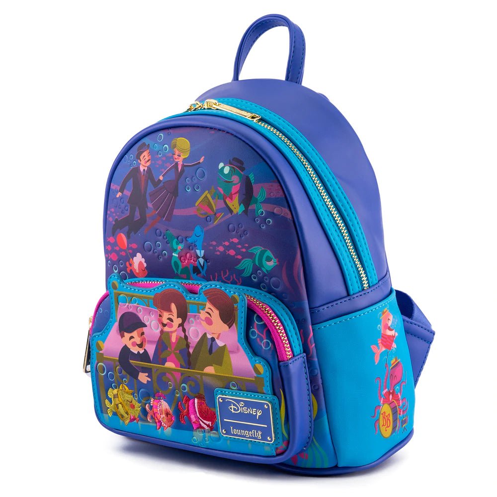 Loungefly Bedknobs and Broomsticks Underwater Mini Backpack - Loungefly - 2